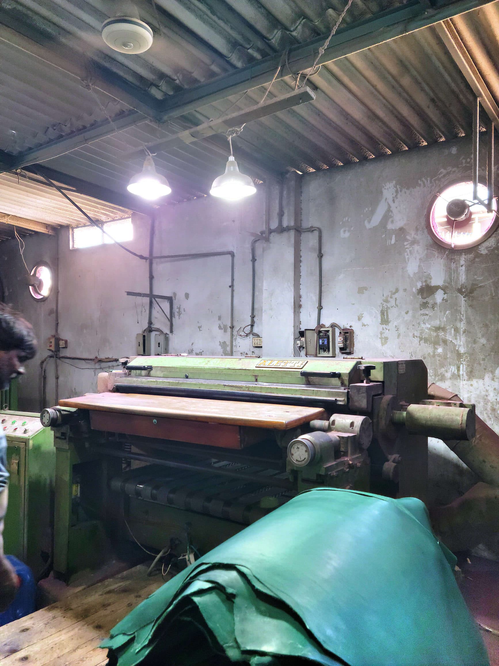 The workshop floor